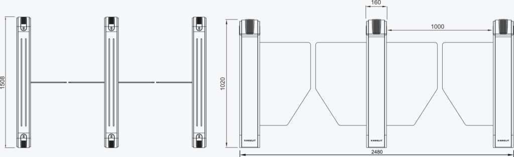 Js-std9161-21-swing gate turnstile manufacturer | karsun