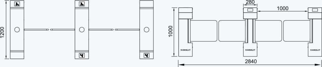 Js-bz001-swing gate | karsun