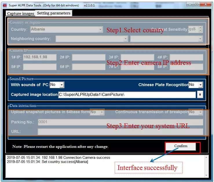 Karsun access license plate recognition camera - js-lpr01 | karsun