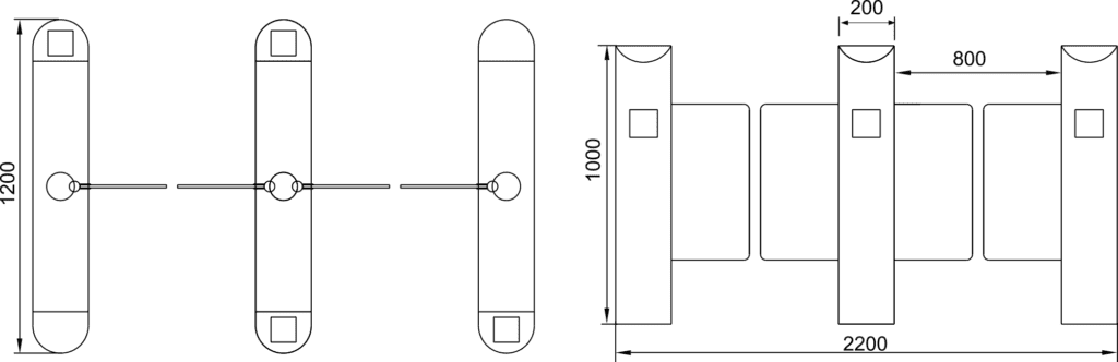 Js-bz003-swing gate | karsun