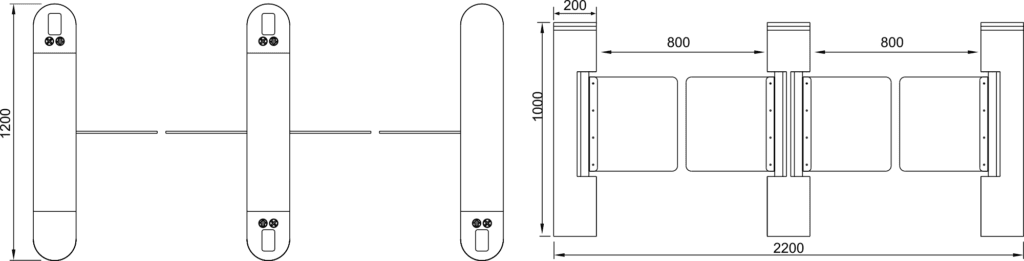 Js-xbz007-swing gate | karsun