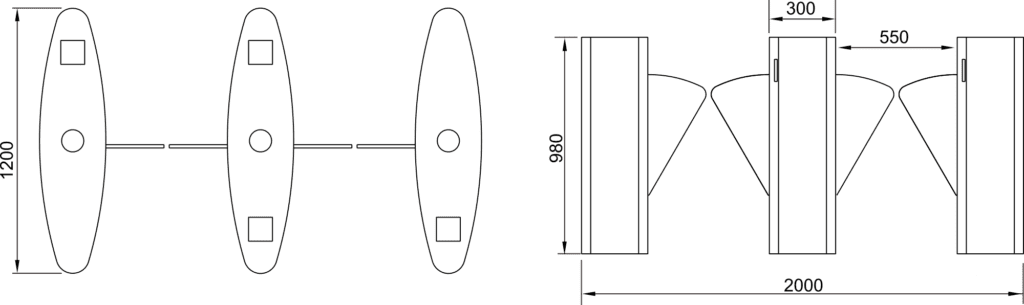 JS-Y005-Flap Barrier Turnstile Gate JS-BZ011,KARSUN,Access Control,Biometric Access Control,Turnstile,High Speed Gate,Sliding Turnstile,Tripod Turnstile,Speed gate,Swing Barrier Gate,biometric access control system,kindergarten access control system,school turnstile,School decoration Swing barrier gate is mainly used for the management of the entrance and exit of the passage. It has the characteristics of fast opening, safety and convenience, etc. It is the ideal management and guidance equipment for pedestrians with high-frequency entrance and exit. Widely used in airports, stations, gyms, terminals, attractions, parks, shopping malls, office buildings, pedestrian walkways and other places. KARSUN