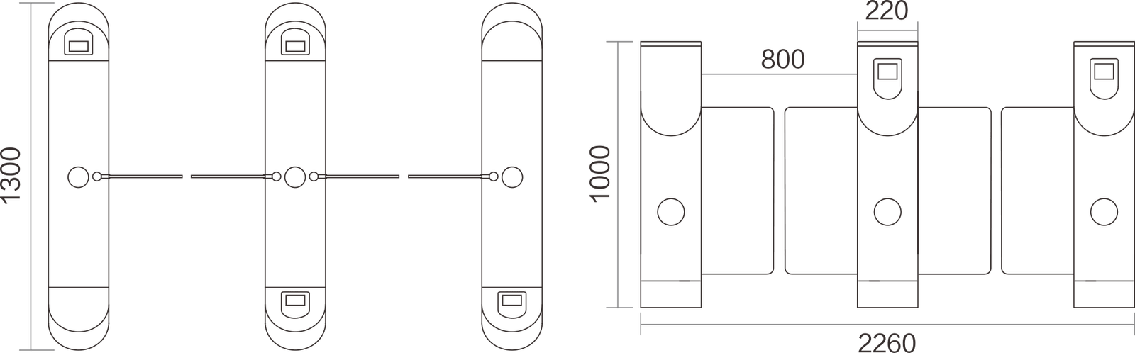 Js-etz008-swing gate turnstile manufacturer | karsun