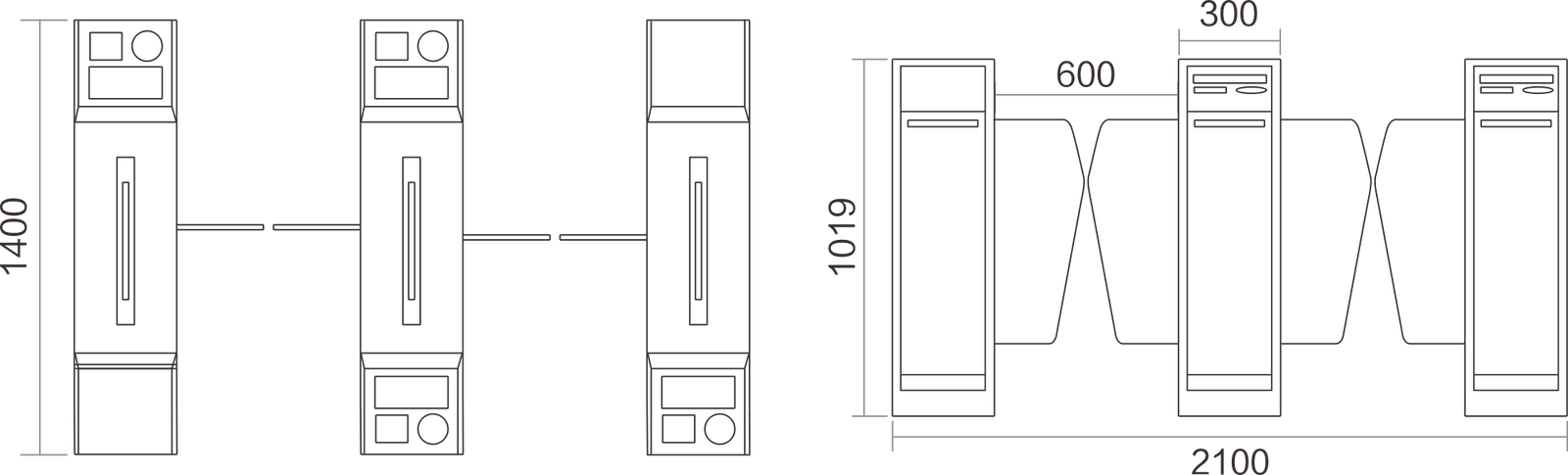 Js-bz017-swing gate turnstile manufacturer | karsun