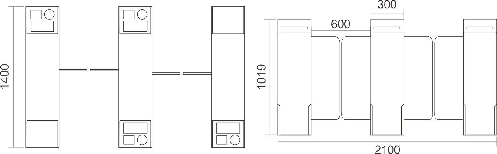 Js-bz018-swing gate turnstile manufacturer | karsun