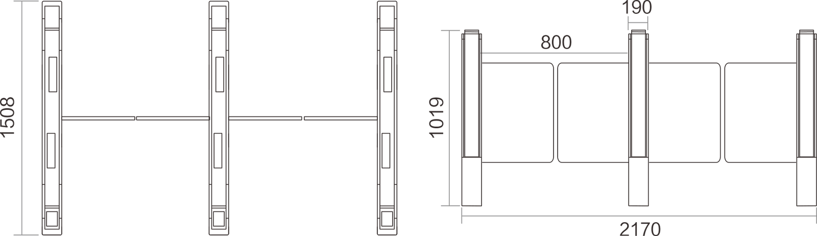 JS-XBZ020-Swing Gate Turnstile manufacturer JS-XBZ020,KARSUN,Access Control,Biometric Access Control,Turnstile,High Speed Gate,Sliding Turnstile,Tripod Turnstile,Speed gate,Swing Barrier Gate,biometric access control system,kindergarten access control system,school turnstile,School decoration,Entry Control Gate,Speed Gate For Gym,Control Gate Swing barrier gate is mainly used for the management of the entrance and exit of the passage. It has the characteristics of fast opening, safety and convenience, etc. It is the ideal management and guidance equipment for pedestrians with high-frequency entrance and exit. Widely used in airports, stations, gyms, terminals, attractions, parks, shopping malls, office buildings, pedestrian walkways and other places. KARSUN